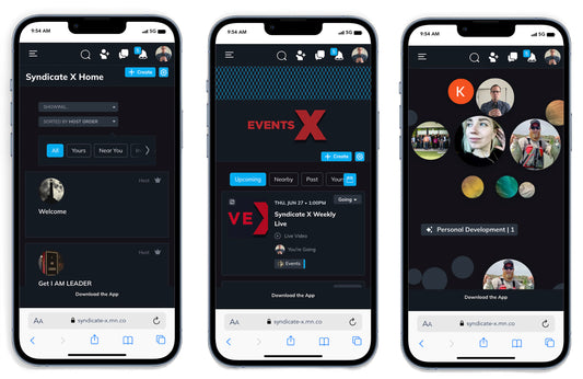 Syndicate X App = Mentor In Your Phone!